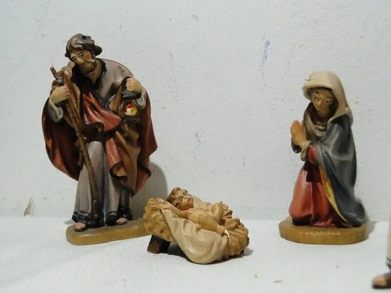 5444D-Krippenfiguren-LEPi-17 Figuren der Marke Lepi-Krippe-Krippenset-10cm hoch- 9