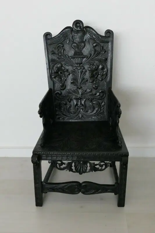 H60709-Herrschaftsstuhl-Sessel-Stuhl-Sitzmöbel-Armlehnenstuhl 0