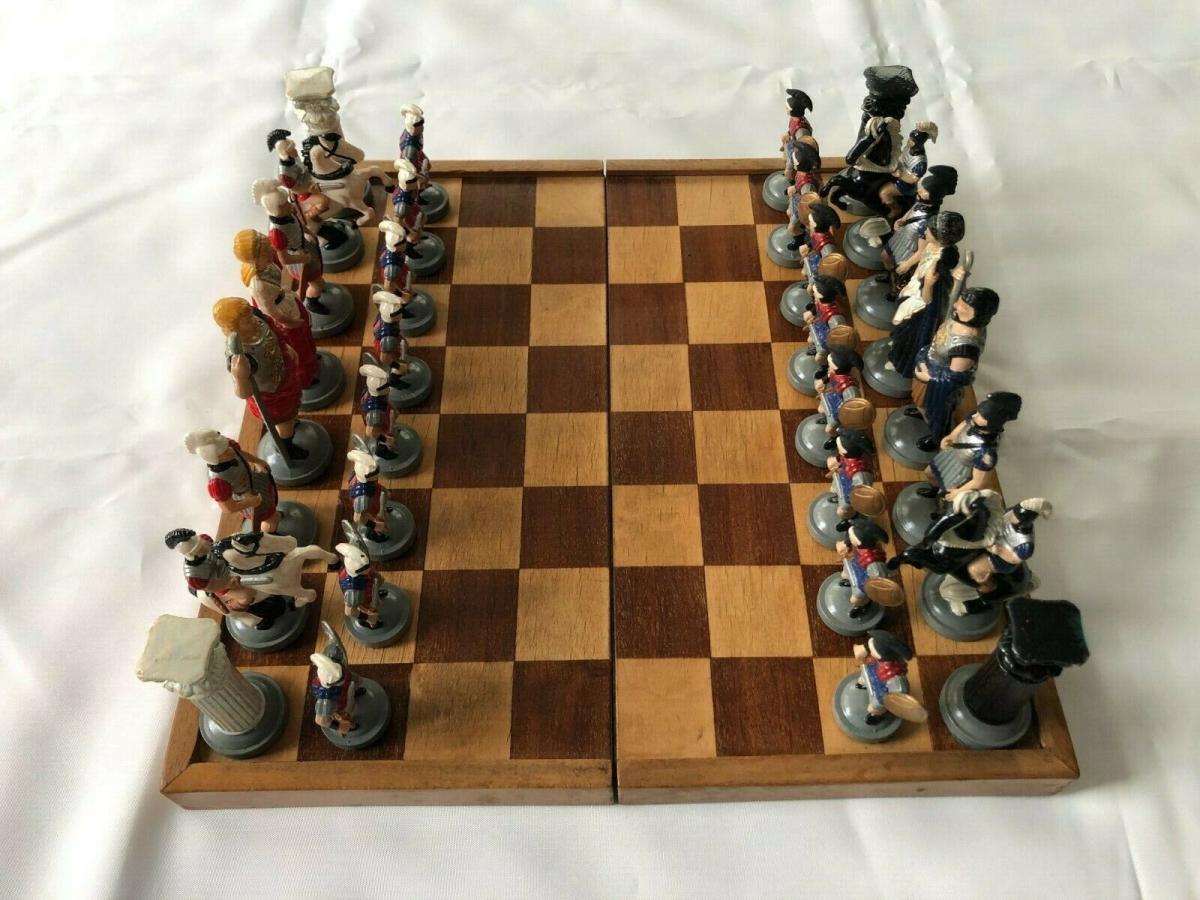 2902-Schachfiguren-Figuren-Schach-NUR Figuren-Rom 0