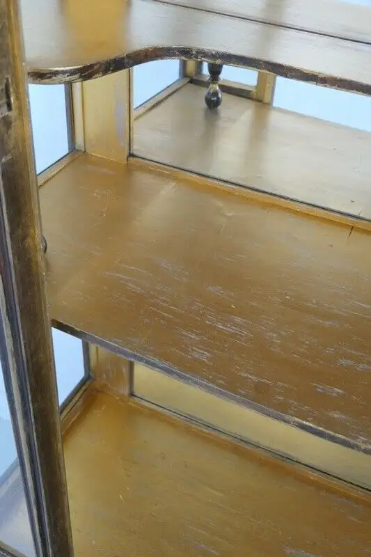 H60697-Spätbiedermeier-Vitrine-Vitrinenschrank-Vitrinenkasten 1