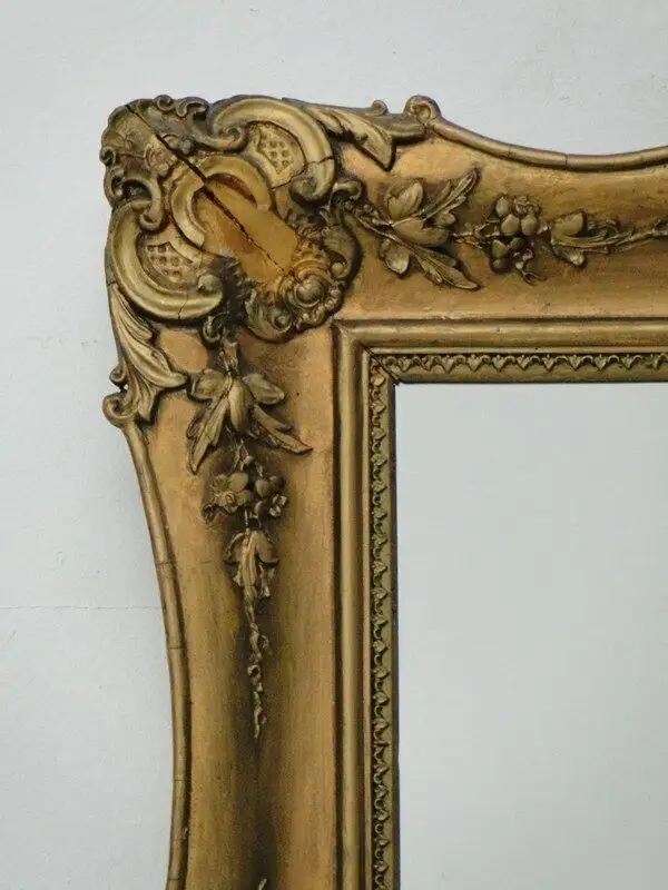 5814-goldfarbiger-Rahmen-Spiegel-Hängespiegel-Wandspiegel 3