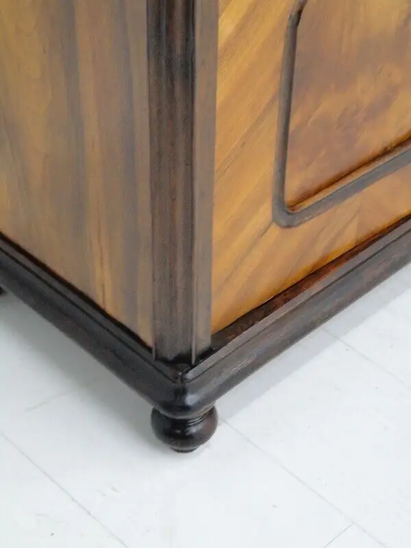 5160D-Historismus Vitrine-Schrank-Kasten-Vitrinenschrank-altdeutsche Vitrine 3