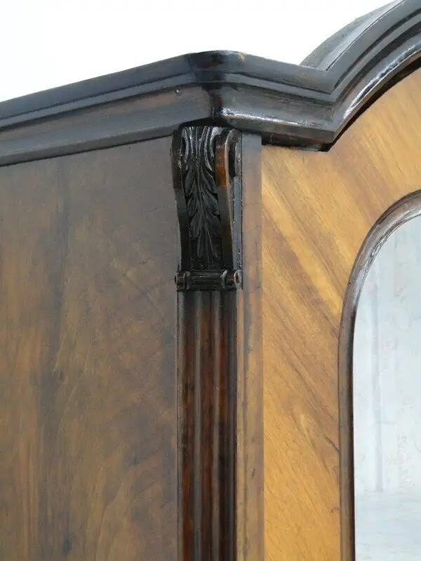 5160D-Historismus Vitrine-Schrank-Kasten-Vitrinenschrank-altdeutsche Vitrine 4