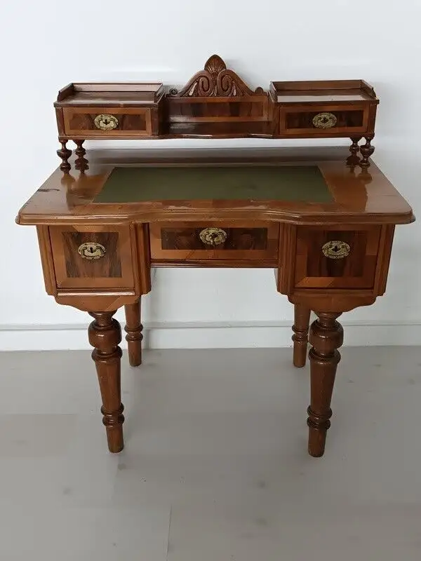 H61193-Historismustisch-Schreibtisch-altdeutsch-Tisch-Historismus Schreibtisch-G 1