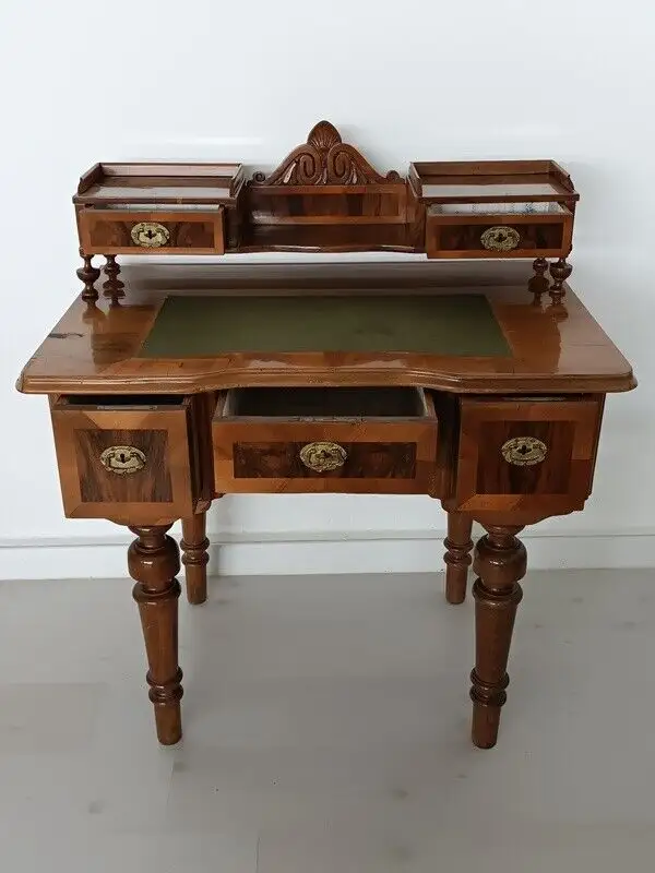 H61193-Historismustisch-Schreibtisch-altdeutsch-Tisch-Historismus Schreibtisch-G 5