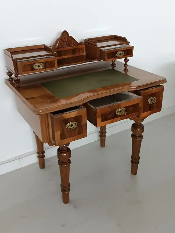 H61193-Historismustisch-Schreibtisch-altdeutsch-Tisch-Historismus Schreibtisch-G 6