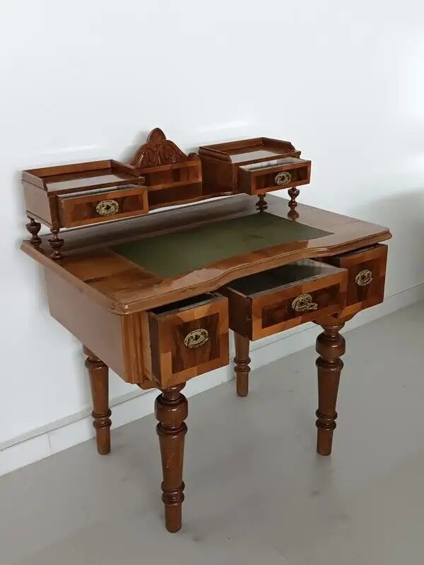 H61193-Historismustisch-Schreibtisch-altdeutsch-Tisch-Historismus Schreibtisch-G 7