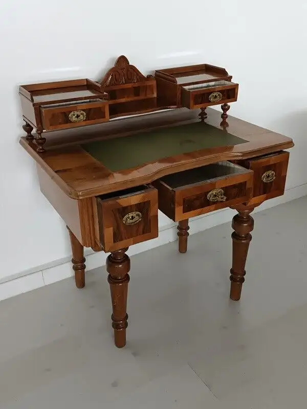 H61193-Historismustisch-Schreibtisch-altdeutsch-Tisch-Historismus Schreibtisch-G 9