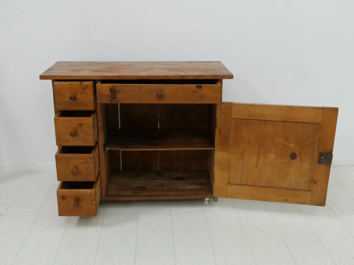 8015-Bauernstube-Anrichte-Sideboard-Bauernanrichte-Kästchen-GEBRAUCHT-Landhausst 2