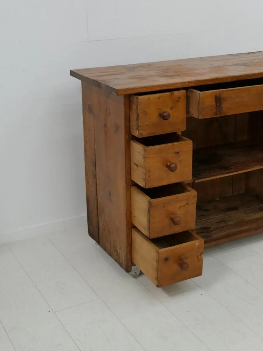 8015-Bauernstube-Anrichte-Sideboard-Bauernanrichte-Kästchen-GEBRAUCHT-Landhausst 3