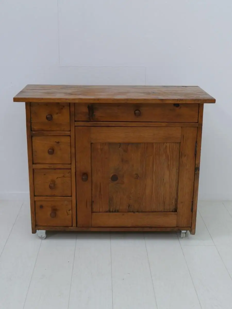 8015-Bauernstube-Anrichte-Sideboard-Bauernanrichte-Kästchen-GEBRAUCHT-Landhausst 5