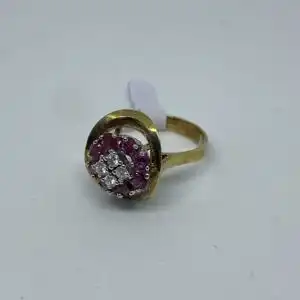 Damenring aus Gelbgold 585 Echtgold - 14 Karat