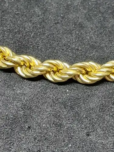 Goldarmband - Kordelarmband - 14 Karat - Damenarmband - 585 Echtgold - Gelbgold