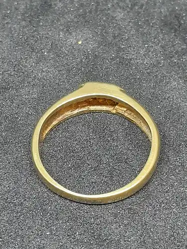 Goldring mit Diamanten - 14 Karat - Gelbgold - 585 Echtgold