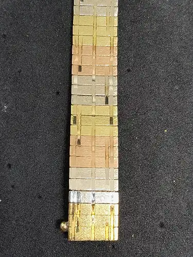 Goldarmband - Damenarmband - 14 Karat - 3 Farben-Gold - 585er Echtgold