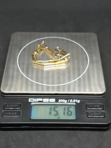 Armband - zweifärbiges Goldarmband - 14 Karat - 585 - Goldarmband