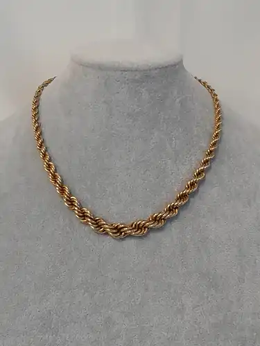 Kordelkette - Halskette - Goldkette - 14 Karat - 585 - Kette - Kordel Halskette