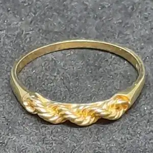 Goldring 14 Karat - Gelbgold - 585 Echtgold - Ring