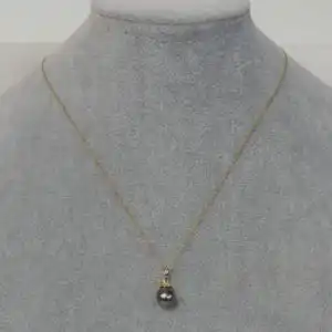 Halskette mit Perle - 14 Karat - 585 Echtgold