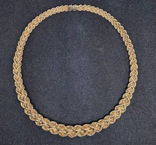 Halskette aus 14 Karat Echtgold ( 585er ) 40cm 28.20gramm