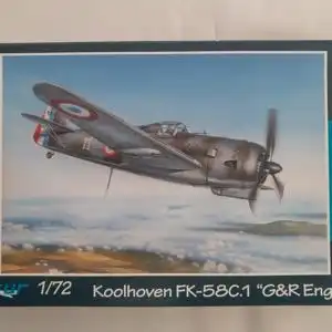 Azur Koolhoven FK-58C.1 "G&amp;R Engine"-1:72-A052-Modellflieger-OVP-1071