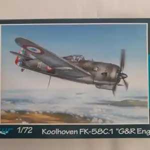 Azur Koolhoven FK-58C.1 "G&R Engine"-1:72-A052-Modellflieger-OVP-1071
