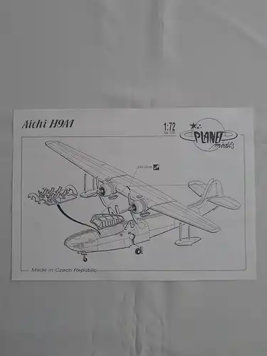Planet Models Aichi H9A1-1:72-039-Modellflieger-OVP-1070