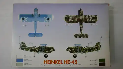 AML Heinkel HE-45-1:72-72006-Modellflieger-OVP-1051