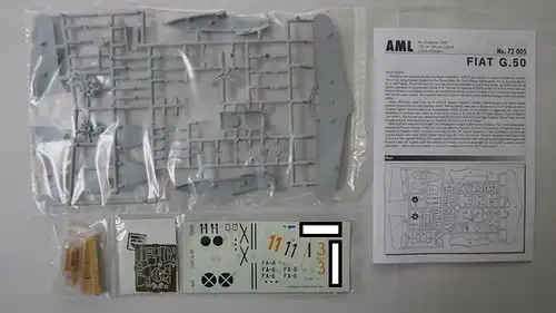 AML Fiat G.50 Italien fighter plane 1.Serie-Bauteile versiegelt-1:72-72005-Modellflieger-OVP-1049