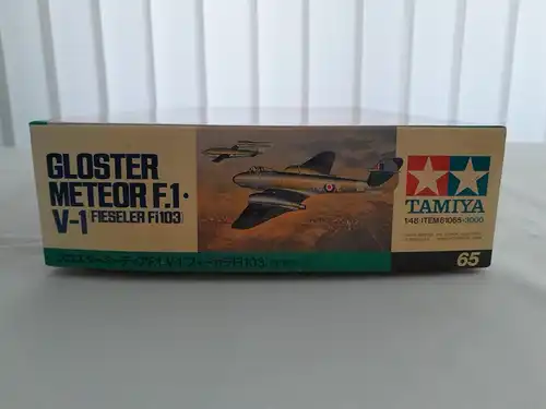 Tamiya Gloster Meteor F.1.V-1 (Fieseler Fi103)-1:48-61065-Modellflieger-OVP-1142