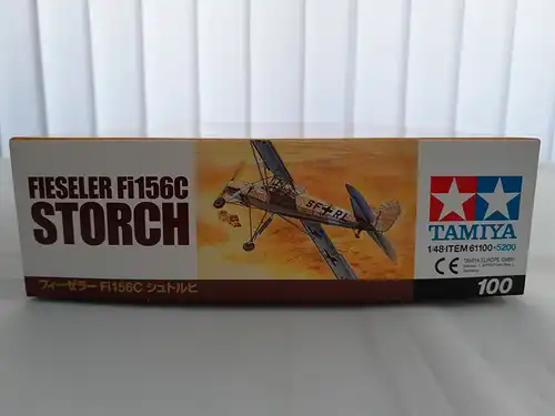 Tamiya Fieseler Fi156C Storch-1:48-61100-Modellflieger-OVP-1147