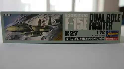 Hasegawa McDonnell Douglas F-15E Dual Role Fighter-1:72-04027-Modellflieger-OVP-1040