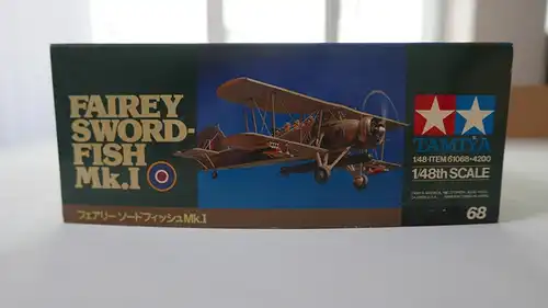 Tamiya Fairey Swordfish Mk.I-1:48-61068-Modellflieger-OVP-1036