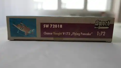 Sword Chance Vought V-173 "Flying Pancake"-1:72-SW 72018-Bauteile versiegelt-Modellflieger-OVP-1031