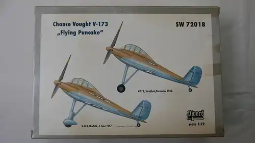 Sword Chance Vought V-173 "Flying Pancake"-1:72-SW 72018-Bauteile versiegelt-Modellflieger-OVP-1031