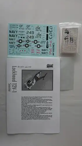 Sword T2V-1/T-1A Seastar-1:72-SW 72072-Modellflieger-OVP-1027