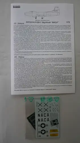 Special Hobby D-558-1 Skystreak "NACA"-1:72-SH72214-Modellflieger-OVP-1015