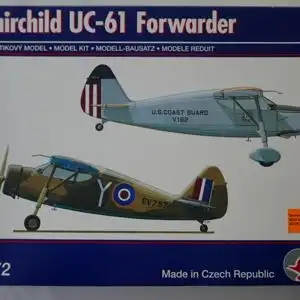 Pavla Models Fairchild UC-61 Forwarder-1:72-72029-Bauteile versiegelt-Modellflieger-OVP-1007