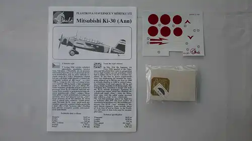 Pavla Models Mitsubishi Ki-30 (Ann)-1:72-1004-Modellflieger-OVP-1004