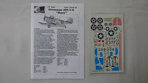 Octopus Grumman J2F-5/6 Duck-1:72-72056-Modellflieger-OVP-1002