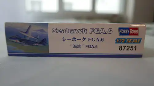 Hobby Boss Seahawk FGA.6-1:72-87251-Bauteile versiegelt-Modellflieger-OVP-0054