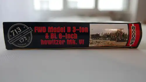 Roden FWD Model B 3 ton &amp; BL 8-inch howitzer Mk. VI-1:72-713-Militärfahrzeug-OVP-0027