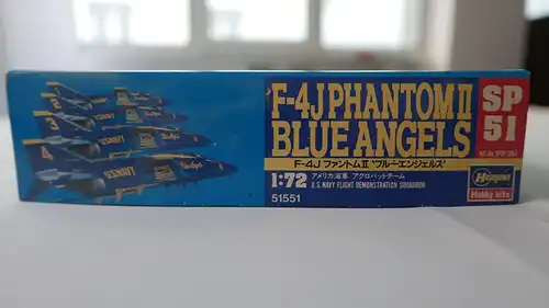 Hasegawa F-4J Phantom II "Blue Angels"-1:72-51551-Modellflieger-OVP-0996