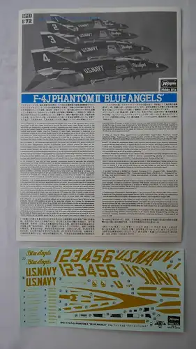 Hasegawa F-4J Phantom II "Blue Angels"-1:72-51551-Modellflieger-OVP-0996