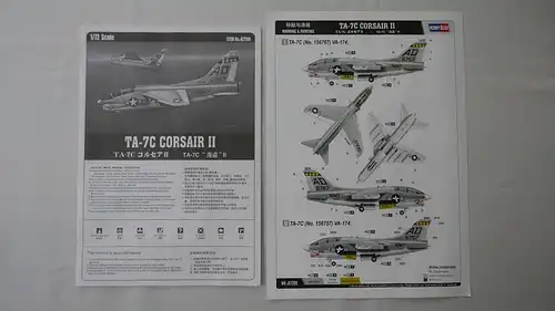 Hobby Boss TA-7C Corsair II-1:72-87209-Bauteile versiegelt-Modellflieger-OVP-0991