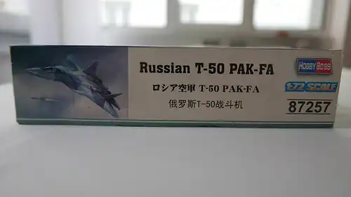 Hobby Boss Russian T-50 PAK-FA-1:72-87257-Bauteile versiegelt-Modellflieger-OVP-0990