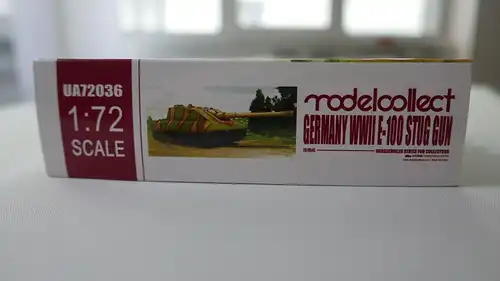 Modelcollect Germany WWII E-100 Stug Gun-1:72-UA72036-Panzer-Militärfahrzeug-OVP-0988