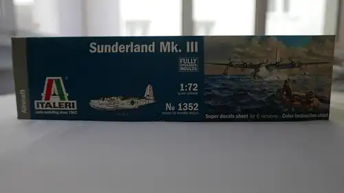 Italeri Sunderland Mk. III-1:72-1352-Bauteile versiegelt-Modellflieger-OVP-0985