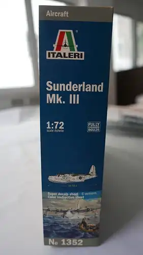 Italeri Sunderland Mk. III-1:72-1352-Bauteile versiegelt-Modellflieger-OVP-0985