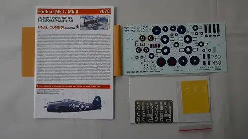 Eduard Hellcat Mk.I/Mk.II Dual Combo-1:72-7078-Modellflieger-OVP-0970